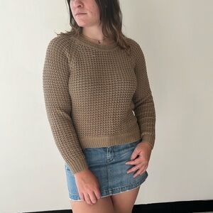 RDI Brown Knit Sweater Size Medium